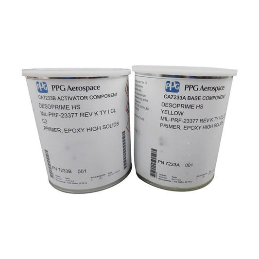 PPG® Desoprime™ CA7233A/B Yellow MIL-PRF-23377 TY I C2 Spec High-Solids Military Epoxy Primer - Quart Kit