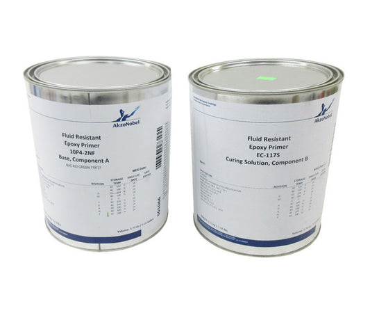 AkzoNobel 10P4-2NF/EC-117S BAC 452 Green BMS10-11 Type I, Class A, Grade A Spec Fluid Resistant Epoxy Primer - 2-Gallon Kit