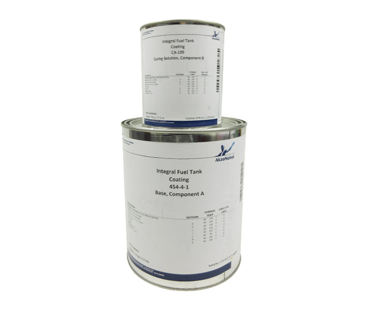 AkzoNobel 454-4-1/CA-109 Yellow BMS 10-20 Type II, Class A, Grade A Spec Integral Fuel Tank Coating, Gallon Kit