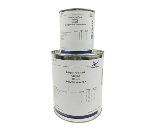 AkzoNobel 454-4-1/CA-109 Yellow BMS 10-20 Type II, Class A, Grade A Spec Integral Fuel Tank Coating - Gallon Kit