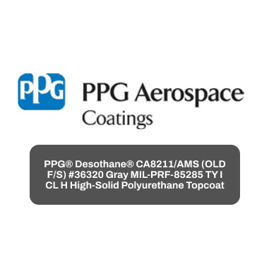PPG® Desothane® CA8211/AMS (OLD F/S) #36320 Gray MIL-PRF-85285 TY I CL H High-Solid Polyurethane Topcoat