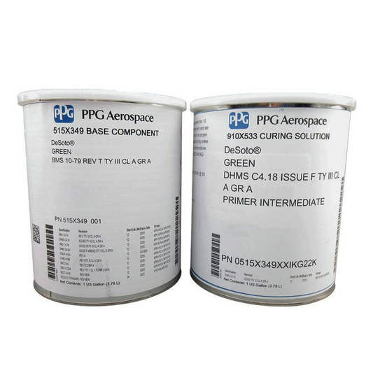 PPG® DeSoto® 515X349 Green BMS 10-79R Type III Class A Grade A Spec Exterior Epoxy Primer - Gallon Kit