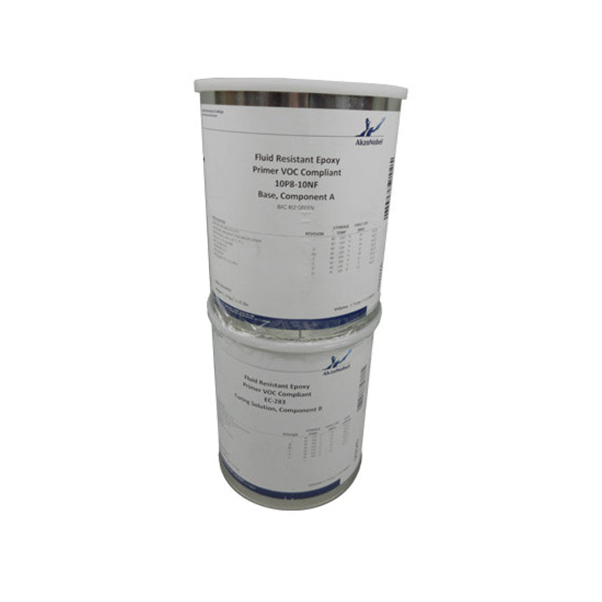 AkzoNobel 10P8-10NF/EC-283 BAC 452 Green BMS10-11 Type I, Class A, Grade B Spec Fluid Resistant Epoxy Primer - 2-Gallon Kit
