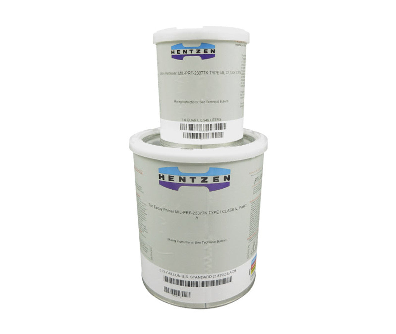 HENTZEN 16708TEP/16709CEH Tan MIL-PRF-23377K Type I Class N Spec High-Solids Chromate-Free Epoxy Primer, 1 Gallon Kit