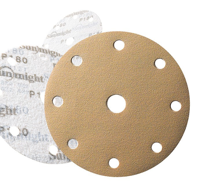 SUNMIGHT 6" SAND PAPER STICKIT / HOOKIT OPTIONS
