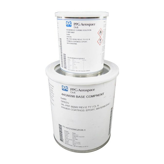 PPG® Deft® 44GN098 Green MIL-PRF-85582 Type I Class N Spec Chrome Free Water Reducible Epoxy Primer - Gallon Kit