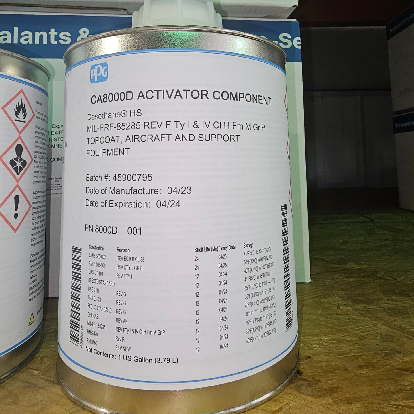 PPG AEROSPACE 8000D ACTIVATOR – Specialty Coatings Inc.