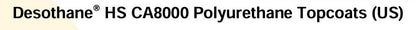 PPG® Desothane® HS CA8000 Polyurethane Topcoats Kit Form