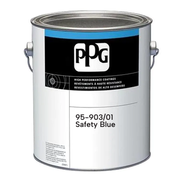 PPG Fast Dry 35 High Gloss Top Coat, Safety Blue, 95-903/01 - 1 Gallon