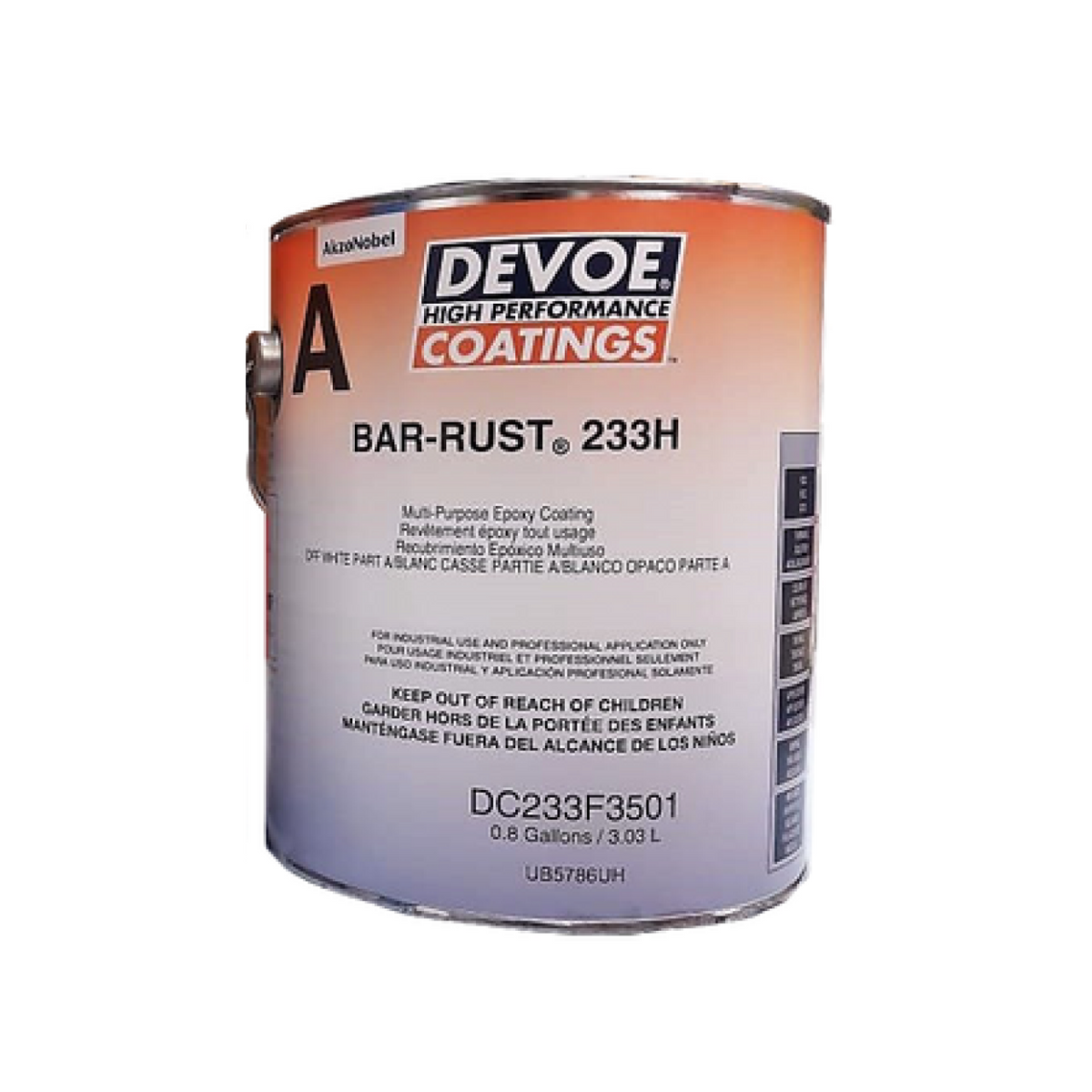 Bar Rust Color Bar-Rust 233 - Off White – Specialty Coatings Inc.