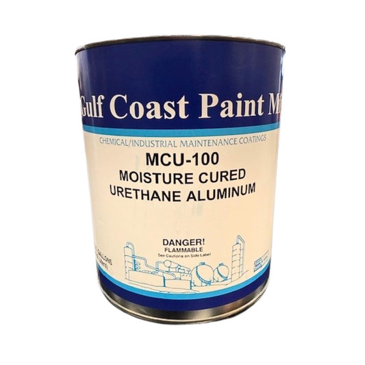 Gulf Coast MCU-100 Primer/Finish Moisture Cured Urethane Aluminum Coating, 1 Gallon