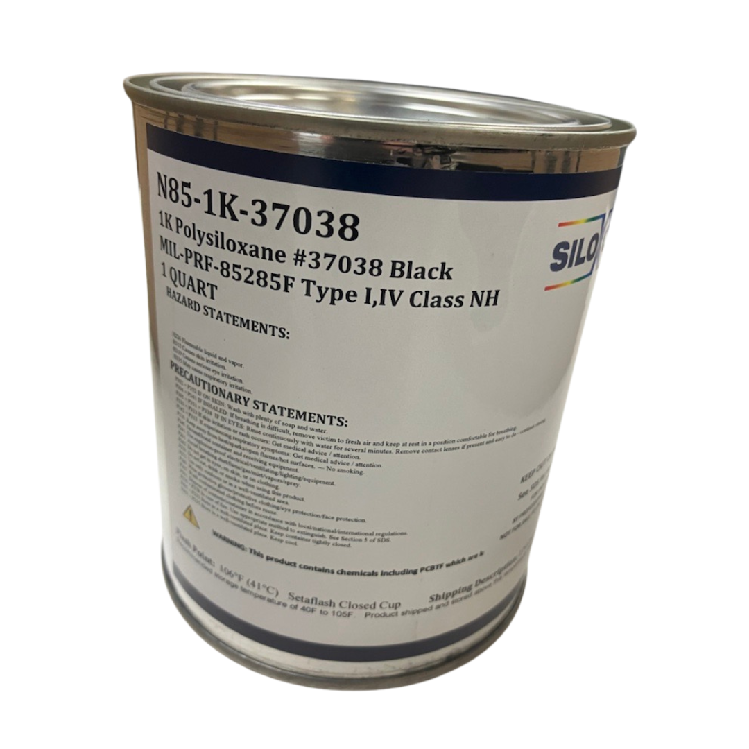 1K Polysiloxane #37038 Black, N-85-1K-37038, 1 Quart - MIL-PFR-85285F ...