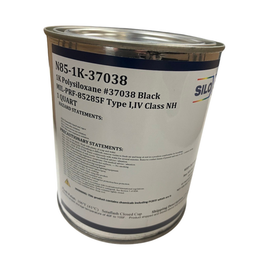 1K Polysiloxane #37038 Black, N-85-1K-37038, 1 Quart - MIL-PFR-85285F