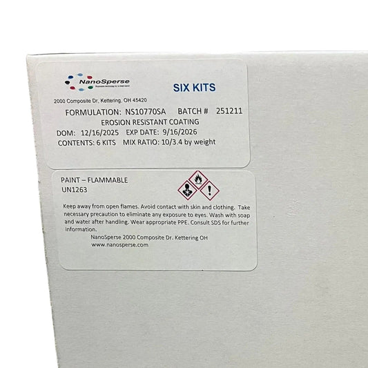 NanoSperse NS10770SA Erosion Resistant Spray Coating Case - 6 kits