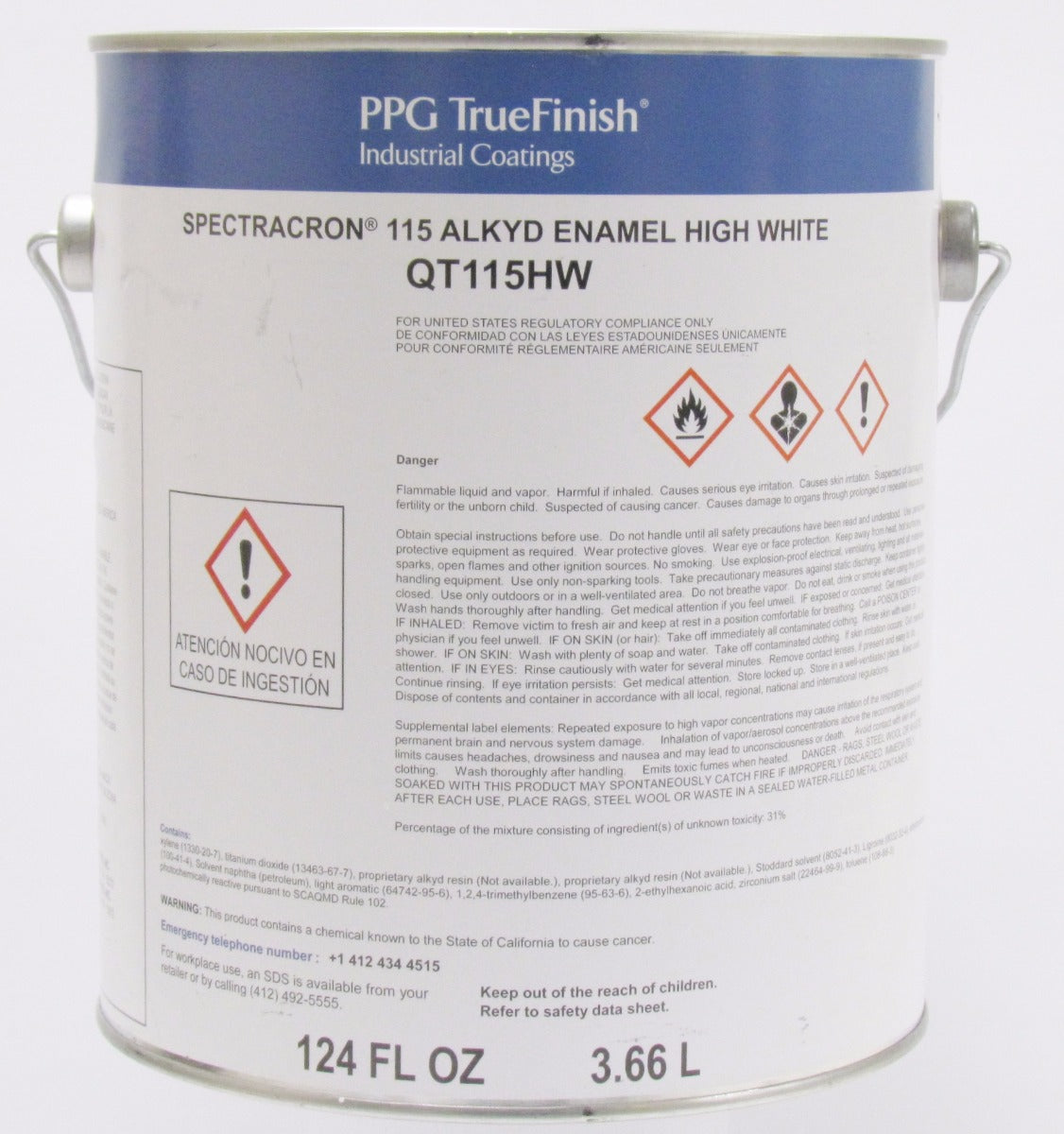 SPECTRACON 115 LOW ODOR FAST DRY ALKYD ENAMEL – Specialty Coatings Inc.